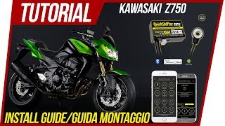 Installazione cambio elettronicoquickshifter Kawasaki Z750 [upl. by Jara636]