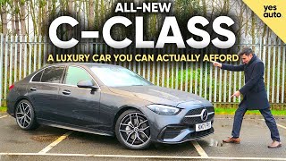 NEW Mercedes CClass 2022 review a luxury car you can actually afford [upl. by Britte]