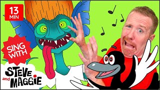 Forest Animals Song and More  Halloween Songs for Kids  Sing with Steve and Maggie [upl. by Carew]