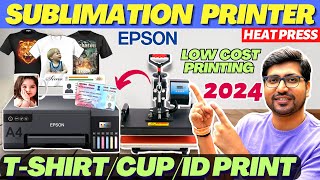 Best SUBLIMATION PRINTER 2024🔥Best Printer for Sublimation Printing for Tshirts [upl. by Rehpotsirahc403]