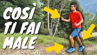 5 ERRORI quando usi i Bastoncini da Trekking ‼️ [upl. by Casar]