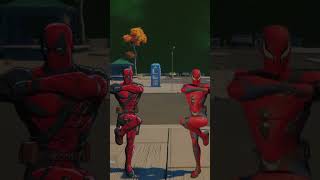 Fusão Deadpool com homem aranha dragonball fortnite short [upl. by Tanhya]