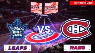 Montreal Canadiens Play by Play Maple Leafs  Canadiens [upl. by Vittoria]