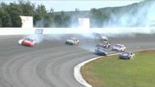 2009 Pennsylvania 500  MultiCar Crash [upl. by Vevina]