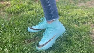 Soccer Cleats Mens Football Cleats Womens Soccer Shoes Review [upl. by Sanjiv]