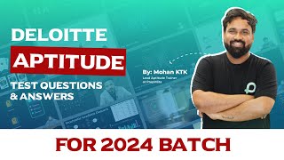 Deloitte Aptitude Questions and Answers  Online Assessment 202324 [upl. by Aneehsar]