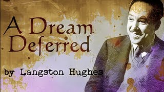 A Dream Deferred by Langston Hughes  Poetry Reading [upl. by Stambaugh]