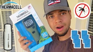 Thermacell Mosquito Repellent MR300 Test Will it Work Unboxing [upl. by Ashia]