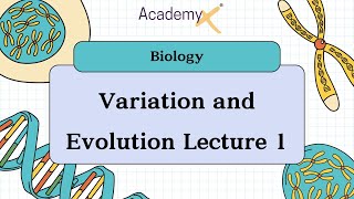 Variation and evolution lecture 1 BiologyIGCSE O level GCSE A level [upl. by Schafer]