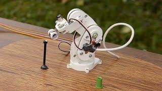 Amazing robot arm made by CNC Wegstr  arduino project [upl. by Elfreda428]