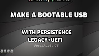 bootable puppy USB with persistence [upl. by Dewayne]