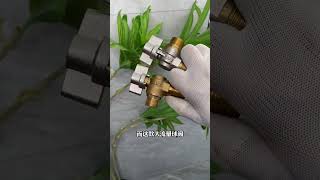 When installing a water heater use a brass largeflow ball valve to make water flow faster and [upl. by Pippa]