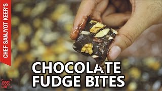 Chocolate Fudge Bites recipe by Chef Sanjyot Keer [upl. by Ahsirk]