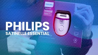 Depilador Elétrico Philips Satinelle Essential Seco BRE225 00 [upl. by Vanthe]