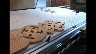 Pfettenbretter Fräsen mit CNC [upl. by Libbie]