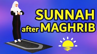 How to pray Sunnah after Maghrib for woman beginners  with Subtitle [upl. by Mulry]