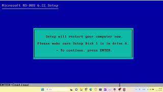 MS DOS 622 Kurulumu [upl. by Dumah]