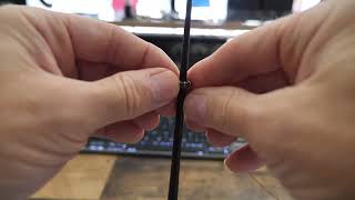 How to wind a QMX toroid using a chopstick [upl. by Odnavres937]