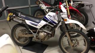 Yamaha XT225 a great first dual sport motorcycle [upl. by Akenna]