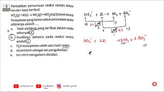 8 perhatikan persamaan reaksi redoks dalam larutan basa berikut NO2  Al  NH3  AlO2 [upl. by O'Donoghue633]