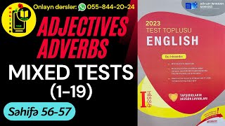 DİM YENİ TEST TOPLUSU 2023 İNGİLİS DİLİ  ADJECTIVES ADVERBS  Mixed Tests 119  Tam İzah [upl. by Hardan]