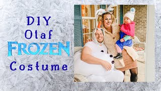 DIY Olaf Costume  Family Frozen Halloween [upl. by Llertrac409]