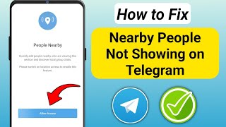 How to Fix Nearby People Not Showing on Telegram [upl. by Araek241]