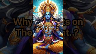 Why he rests on the serpent ytshorts indianhistory vishnu [upl. by Eicnahc889]