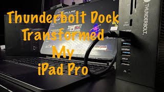 A Thunderbolt 3 Dock completely changed this iPad Pro [upl. by Julieta]