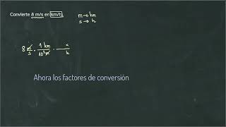 Cambiar de ms a kmh [upl. by Brien]