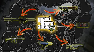 GTA 5  All Secret and Rare Weapon Locations Sniper Rifle Carbine Rifle Assault Rifle [upl. by Condon13]