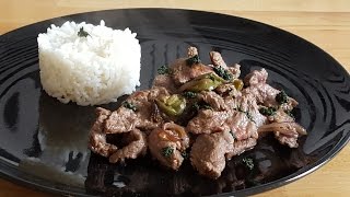 Recette wok boeuf aux oignons par ID Saveurs [upl. by Yrolg876]