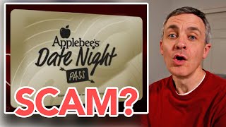 Applebees Date Night Pass Scam EXPLAINED [upl. by Ahseyk]