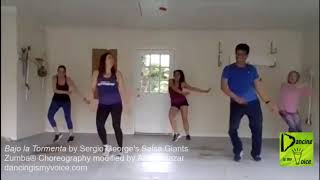 Bajo La Tormenta Zumba® Choreography salsa [upl. by Aidile803]