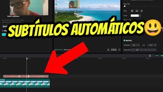 COMO poner SUBTITULOS AUTOMATICOS a un video con CapCut PC [upl. by Orose459]