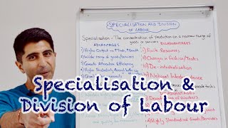 Y1 39 Specialisation and the Division of Labour [upl. by Keavy109]