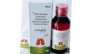 Cofodd D Syrup Dextromethorphan Hydrobromide Chlorpheniramine Phenylepheine Hydrochloride Syrup [upl. by Dotty]