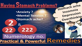 Numerology number 2 multiple 2 and its remedies Powerful remedy for gastric digestive issues [upl. by Ola]