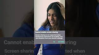 Screen share not supported error in Whats app minivlog shortvideo whatsapp whatsappvideo [upl. by Christin]