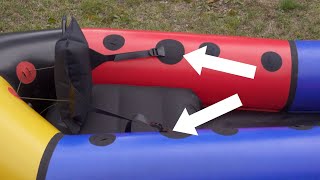 Install Attachment Points for a Back Band on your Packraft [upl. by Adyht163]