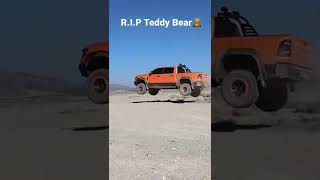 Ram TRX Vs Ford Raptor Vs Teddy Bear fordraptor ramtrx teddybear baja [upl. by Eliades]