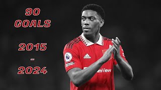 Anthony Martial  All 90 Goals for Man United [upl. by Tniassuot546]