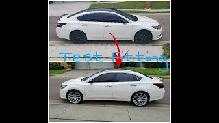 2017 Midnight edition Nissan Altima on 20s [upl. by Ydnelg]