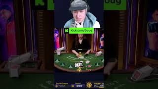 10 blackjack wins in a row 1000 win shorts blackjack winstreak [upl. by Ahsenauj]