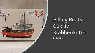 CUX 87 Krabbenkutter Model Ship  A Build in Pictures [upl. by Neiman]