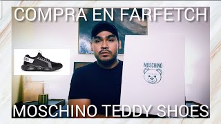 Compra en Farfetch  Moschino Teddy Shoes [upl. by Aknayirp185]