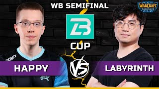 WC3  WB Semifinal  UD Happy vs LabyRinth UD  B Cup Season 14 [upl. by Gerita]