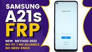 100 Working  Without PC Samsung A21s Frp Bypass 2022 Android 11  No Need Alliance Shield X [upl. by Ordep]