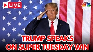 TRUMP LIVE Super Tuesday 2024 Results  Trump Speaks on US Presidential Primary Elections  IN18L [upl. by Sirref907]