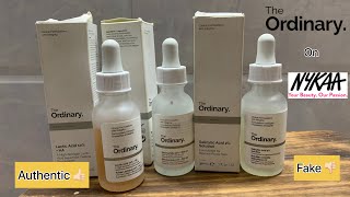 The Ordinary  Lactic Acid 10  Salicylic 2 amp Niacinamide 10  Fake Or Authentic Review nykaa [upl. by Beisel]